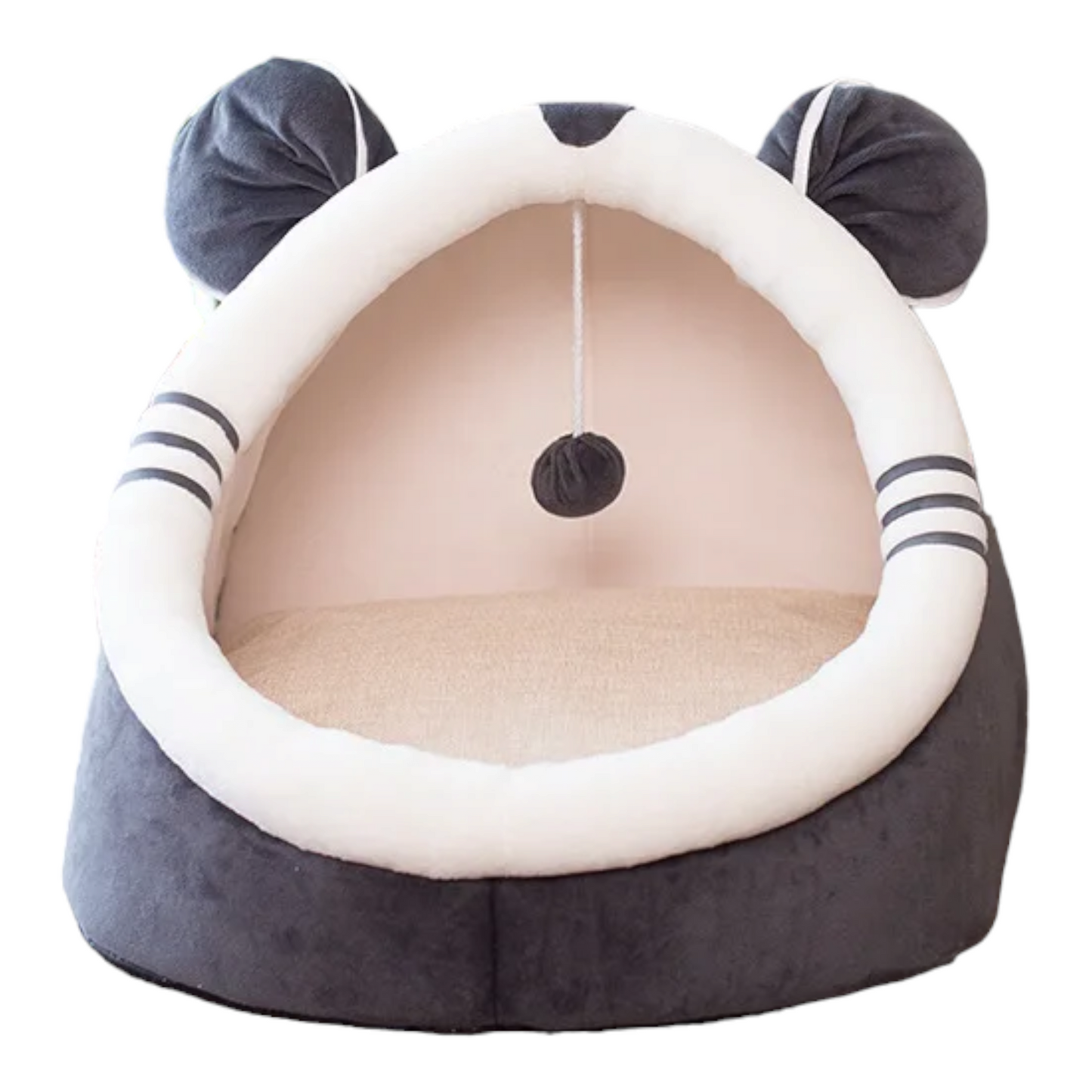 Katzenbett/Katzenhöhle "kleine Maus" aus weichem Plüsch